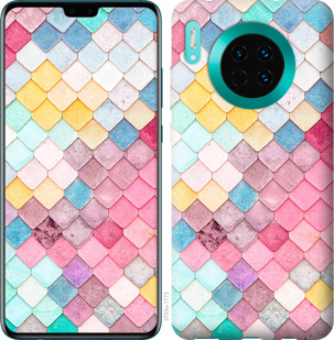 

Чехол Красочная черепица для Huawei Mate 30 Pro 875544