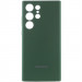 Чехол Silicone Cover Lakshmi Full Camera (AAA) with Logo для Samsung Galaxy S23 Ultra (Зеленый / Cyprus Green)