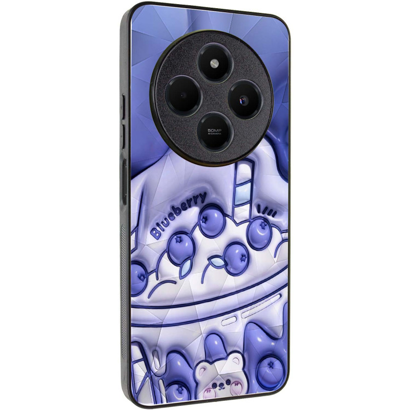 TPU+PC чохол Prisma Fluffie на Xiaomi Redmi 14C / Poco C75 (Blueberry)