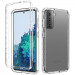 Чохол TPU + PC Full Body з захистом 360 на Samsung Galaxy S21 (Прозорий)