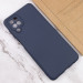 Чохол Silicone Cover Lakshmi Full Camera (AA) на Samsung Galaxy A12 (Синій / Midnight Blue) в магазині vchehle.ua