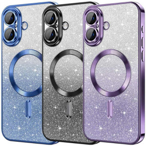 TPU чохол Delight case with Magnetic Safe з захисними лінзами на камеру на Apple iPhone 16 Plus (6.7")