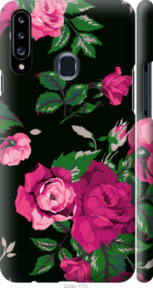 

Чохол Троянди на чорному тлі на Samsung Galaxy A20s A207F 792287