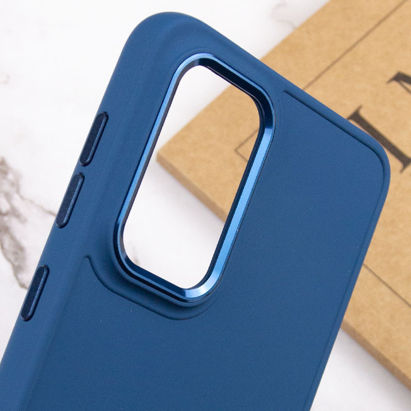 Купить TPU чехол Bonbon Metal Style для Samsung Galaxy A53 5G (Синий / Denim Blue) на vchehle.ua