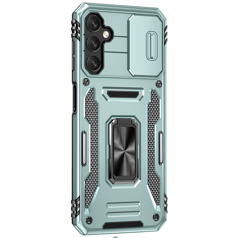 Фото Ударопрочный чехол Camshield Army Ring для Samsung Galaxy S24+ (Зеленый / Light Green) в магазине vchehle.ua