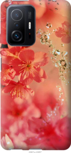 

Чехол Розовые цветы для Xiaomi 11T Pro 1245114