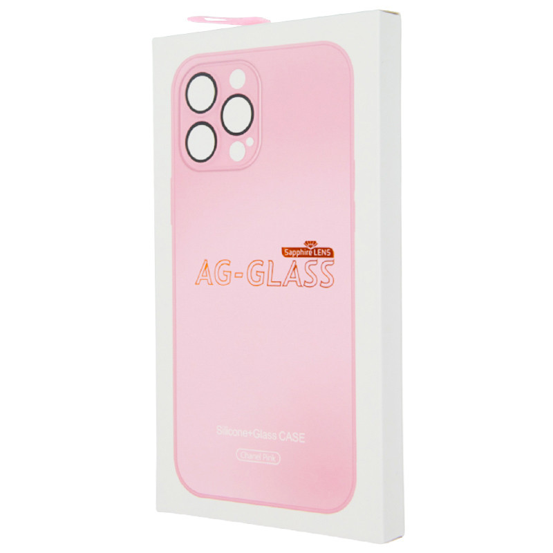 Фото Чехол TPU+Glass Sapphire matte case для Apple iPhone 12 Pro Max (6.7") (Chanel Pink) в магазине vchehle.ua