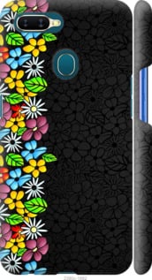 

Чехол цветочный орнамент для Oppo A12 1086132