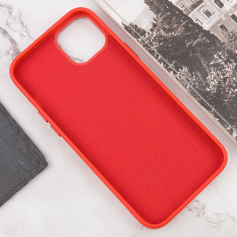 Чохол TPU+Glass Sapphire Midnight Open Camera with Magnetic Safe на Apple iPhone 15 Plus (6.7") (Червоний / Red) в магазині vchehle.ua