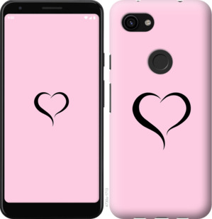 

Чохол Серце 1 на Google Pixel 3a XL 899777