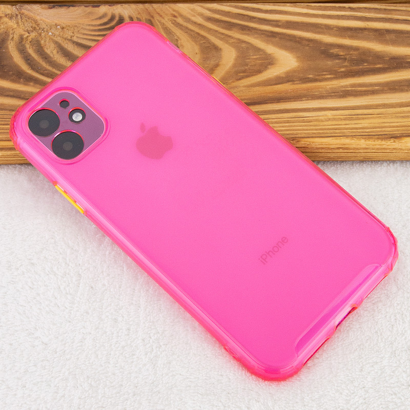Фото TPU чехол Сolor matte для Apple iPhone 11 (6.1") (Розовый) на vchehle.ua