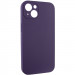 Фото Чохол Silicone Case Full Camera Protective (AA) NO LOGO на Apple iPhone 13 (6.1") (Фіолетовий / Elderberry) на vchehle.ua