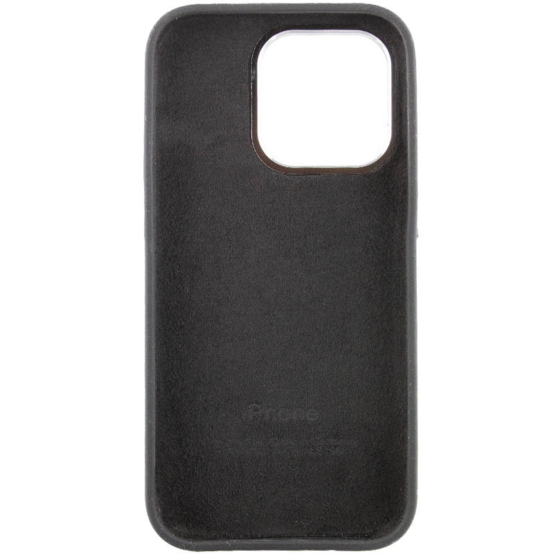 Чехол Silicone Case Metal Buttons (AA) для Apple iPhone 13 Pro (6.1") (Черный / Black) в магазине vchehle.ua