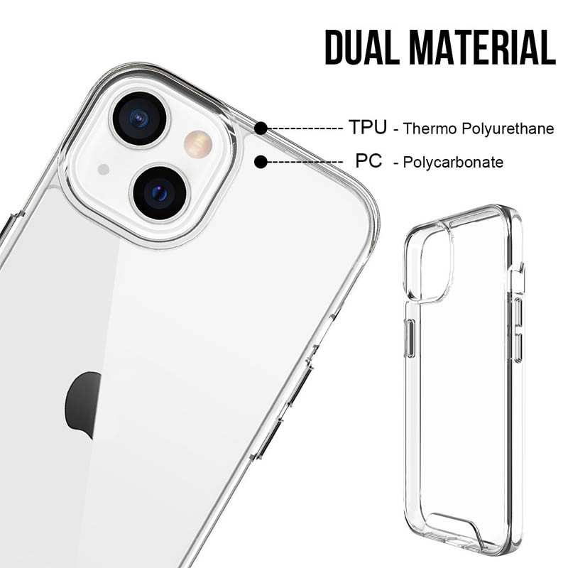 Чехол TPU Space Case transparent для Apple iPhone 15 (6.1") (Прозрачный) в магазине vchehle.ua