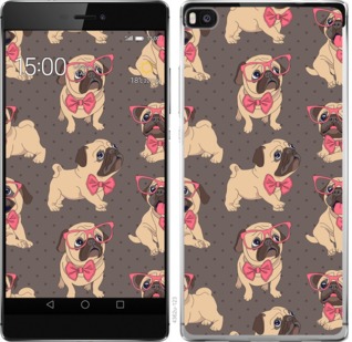 

Чохол мопсики 2 на Huawei Ascend P8 731614