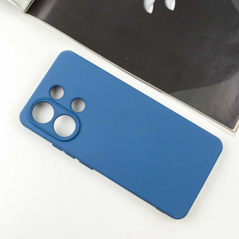 Фото Чохол Silicone Cover Lakshmi Full Camera (AA) на Xiaomi Redmi Note 13 5G (Синій / Navy Blue) на vchehle.ua