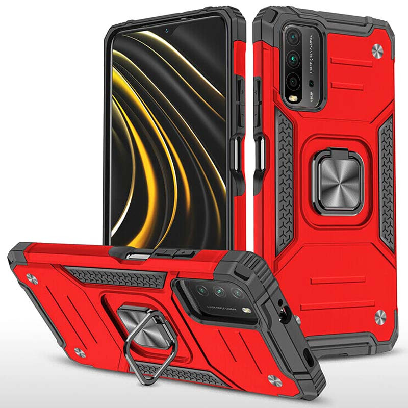 

Ударостійкий чохол Union Ring for Magnet для Xiaomi Redmi Note 9 4G (Червоний) 1113898
