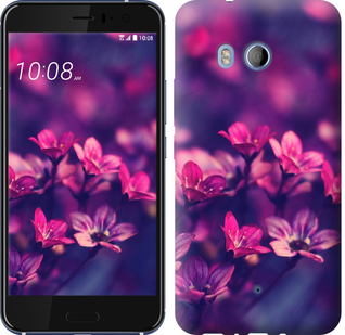 

Чохол Пурпурні квіти на HTC U11 688264