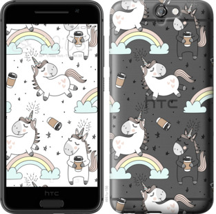 

Чехол Единорог и кофе для HTC One A9 840733