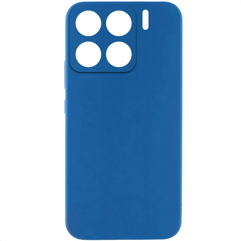 Чохол Silicone Cover Lakshmi Full Camera (AA) на Xiaomi 15 Pro (Синій / Navy blue)