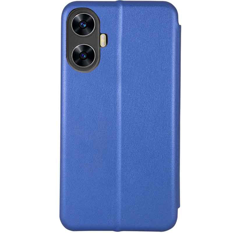 Фото Шкіряний чохол-книжка Classy на Realme C55 (Синій) в маназині vchehle.ua