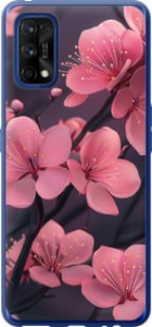 Чехол Пурпурная сакура для Realme 7 Pro