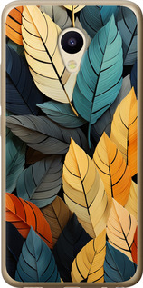 

Чохол Кольорове листя на Meizu M5 1629818