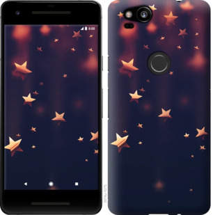 

Чехол Падающие звезды для Google Pixel 2 778835