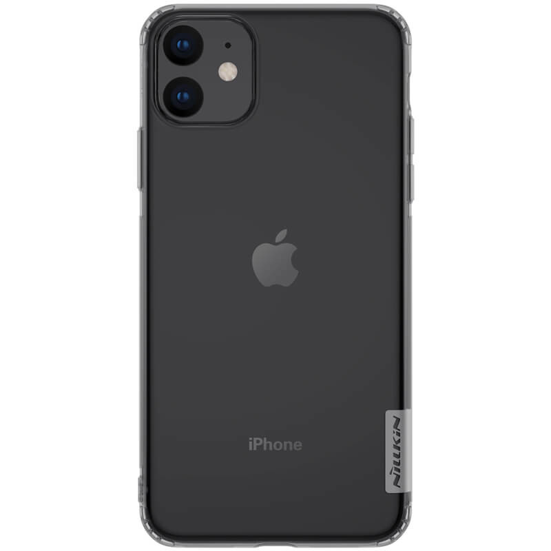 TPU чохол Nillkin Nature Series на Apple iPhone 11 (6.1") (Дефект упаковки / Сірий (прозорий))