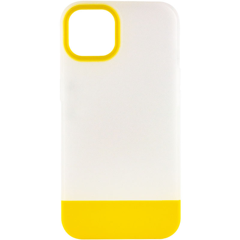 Чохол TPU+PC Bichromatic на Apple iPhone 12 Pro / 12 (6.1") (Matte / Yellow)