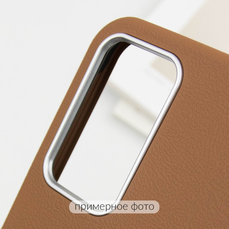 Замовити Шкіряний чохол Leather Case Metal Buttons на Xiaomi Redmi Note 13 4G (Brown) на vchehle.ua