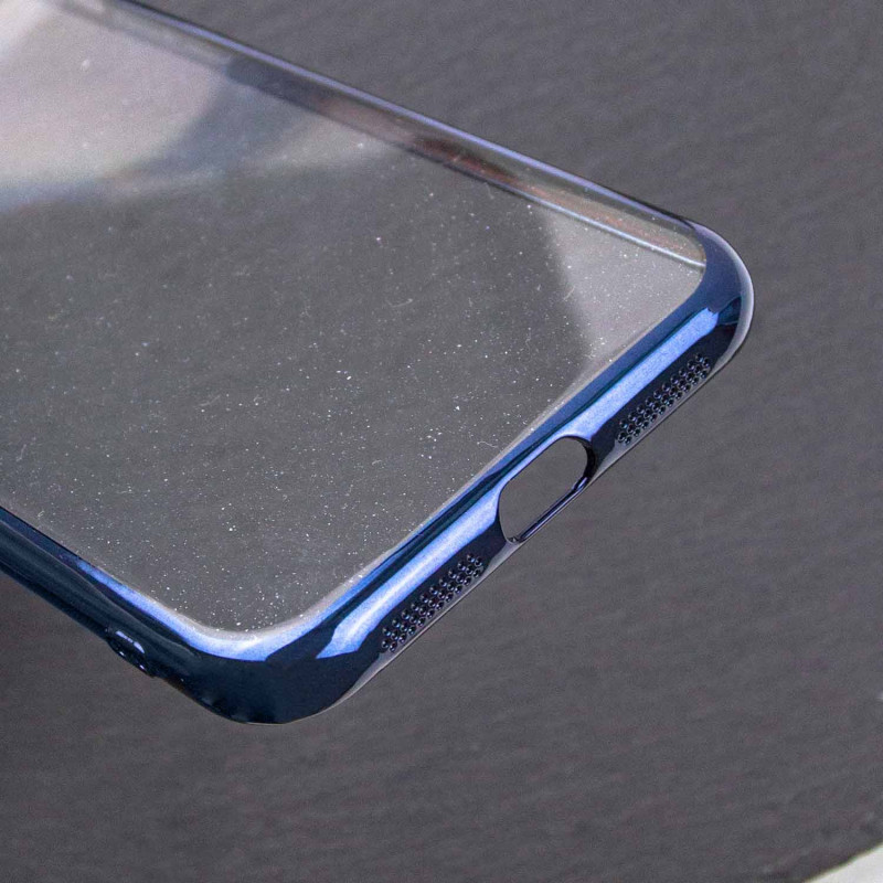 Чехол TPU+PC Glittershine для Apple iPhone 12 (6.1") (Dark Blue) в магазине vchehle.ua