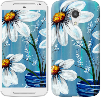 

Чехол Красивые арт-ромашки для Motorola Moto G2 324263