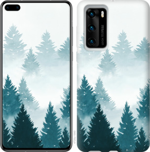

Чехол Акварельные Елки для Huawei P40 933777