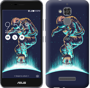 

Чехол Космонавт на скейтборде для Asus Zenfone 3 Max ZC520TL 591551
