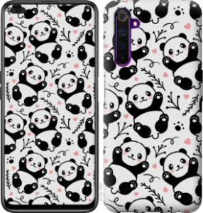 Чехол Панды для Realme 6 Pro