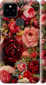 Чехол Цветущие розы для Google Pixel 5 XL