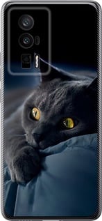 Чохол Димчастий кіт на Xiaomi Poco F5 Pro 5G