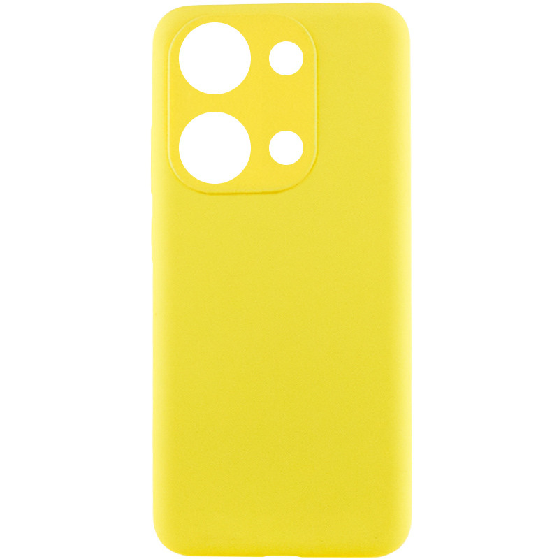 Чохол Silicone Cover Lakshmi Full Camera (AAA) на Xiaomi Redmi Note 13 Pro 4G / Poco M6 Pro 4G (Жовтий / Yellow)