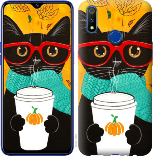 

Чехол Осенний кот для Realme 3 Pro 919709