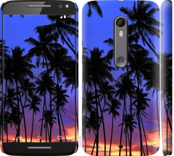 

Чехол Пальмы для Motorola Moto X Style 759348