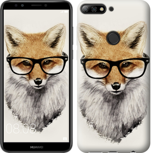 

Чехол Лис в очках для Huawei Y7 Prime (2018) 668709