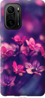 

Чехол Пурпурные цветы для Xiaomi Poco F3 1168108