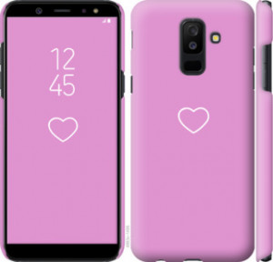Чехол Сердце 2 для Samsung Galaxy A6 Plus 2018
