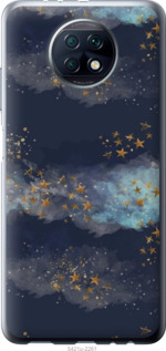 

Чехол Ночь золотые звезды для Xiaomi Redmi Note 9T 1406170