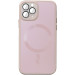 Чехол TPU+Glass Sapphire Midnight with Magnetic Safe для Apple iPhone 14 Pro Max (6.7") (Розовый / Pink Sand)
