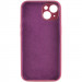 Фото Чохол Silicone Case Full Camera Protective (AA) NO LOGO на Apple iPhone 15 (6.1") (Бордовий / Plum) на vchehle.ua