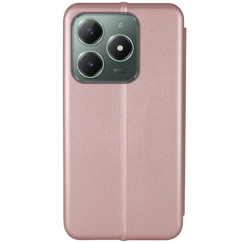 Фото Кожаный чехол (книжка) Classy для Realme C61 4G (Rose Gold) на vchehle.ua