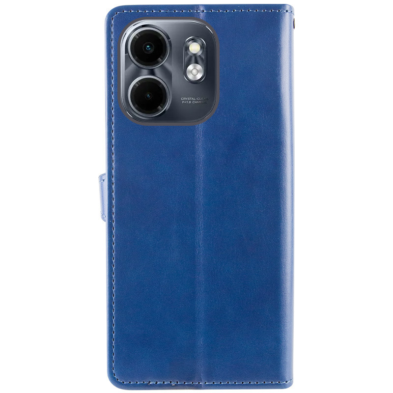 Фото Шкіряний чохол книжка GETMAN Gallant (PU) на Infinix Smart 9 4G / Hot 50i (Синій) в маназині vchehle.ua