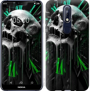 

Чехол Череп-часы для Nokia 7.1 690563
